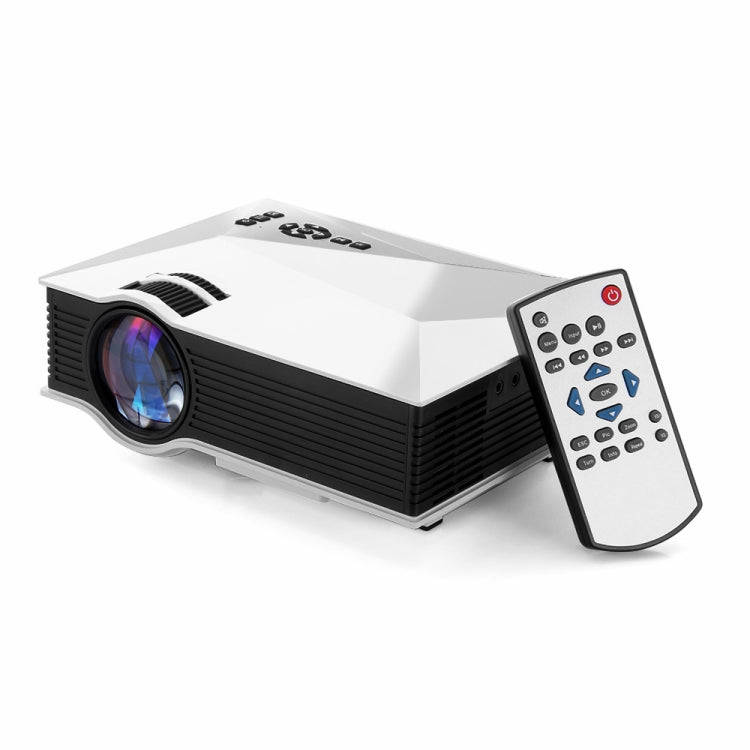 UC68+ 40ANSI 1024 x 600P Home Theater Multimedia HD LED Projector,  Support USB/SD/HDMI/VGA/IR