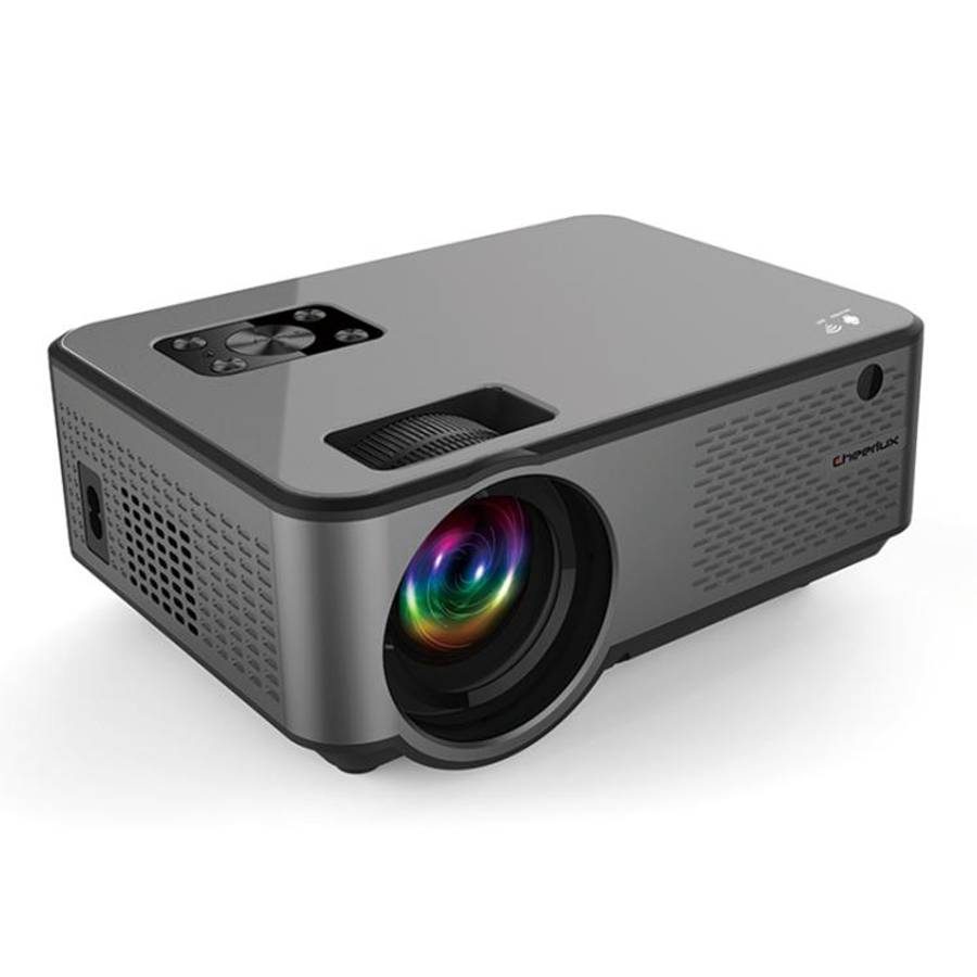 Cheerlux C9 1280x720 720P HD Smart Projector, Support HDMI x 2 / USB x 2 / VGA / AV (Black Grey)