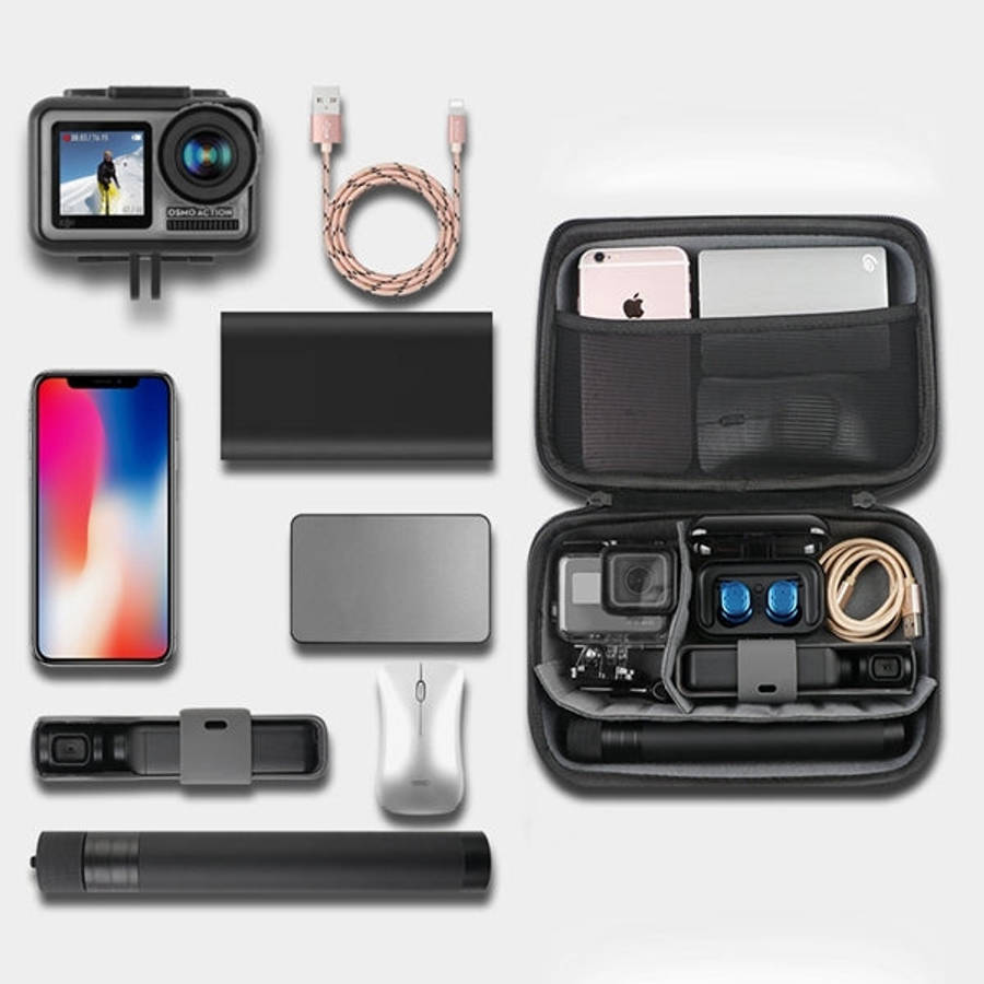 RUIGPRO Shockproof Waterproof Portable Case Box for DJI Osmo Action, Size: 17.3cm x 12.3cm x 6.5c...