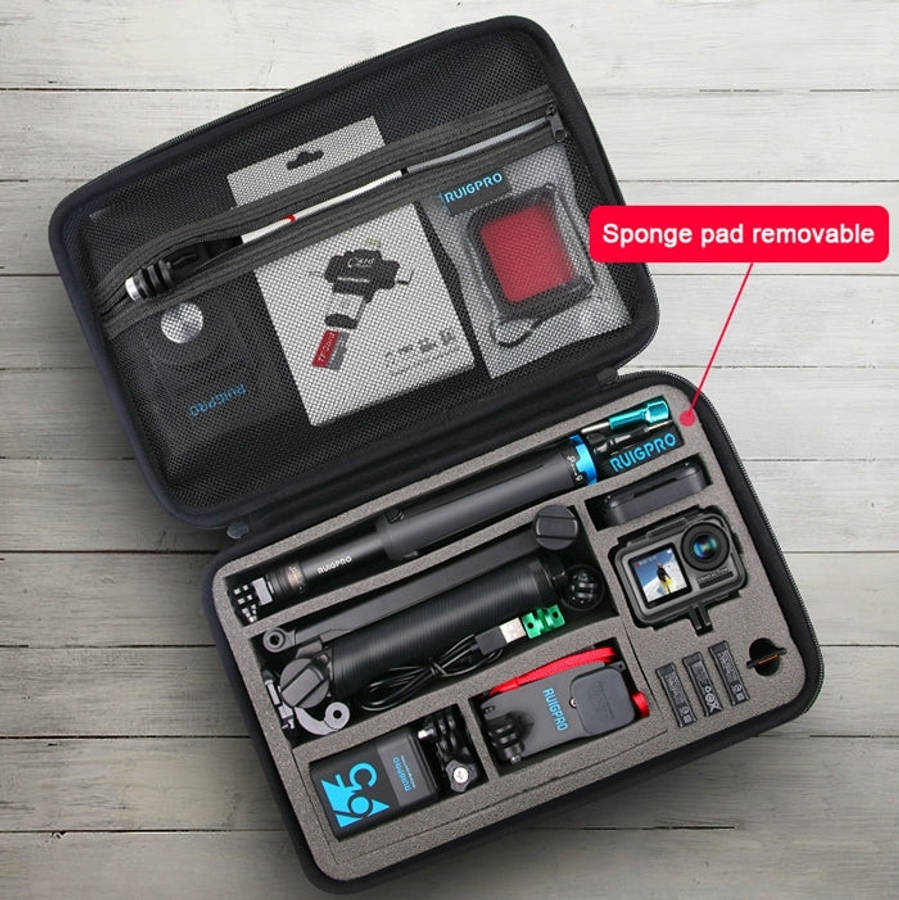 RUIGPRO Shockproof Waterproof Portable Case Box for DJI Osmo Action, Size: 28cm x 19.7cm x 6.8cm(...