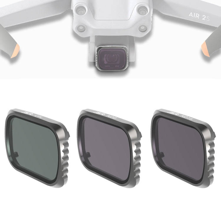 JSR KS CPL + ND8 + ND16 Lens Filter for DJI Air 2S, Aluminum Frame