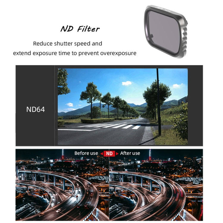 JSR KS 4 in 1 UV + CPL + ND16 + ND32 Lens Filter for DJI Air 2S, Aluminum Frame