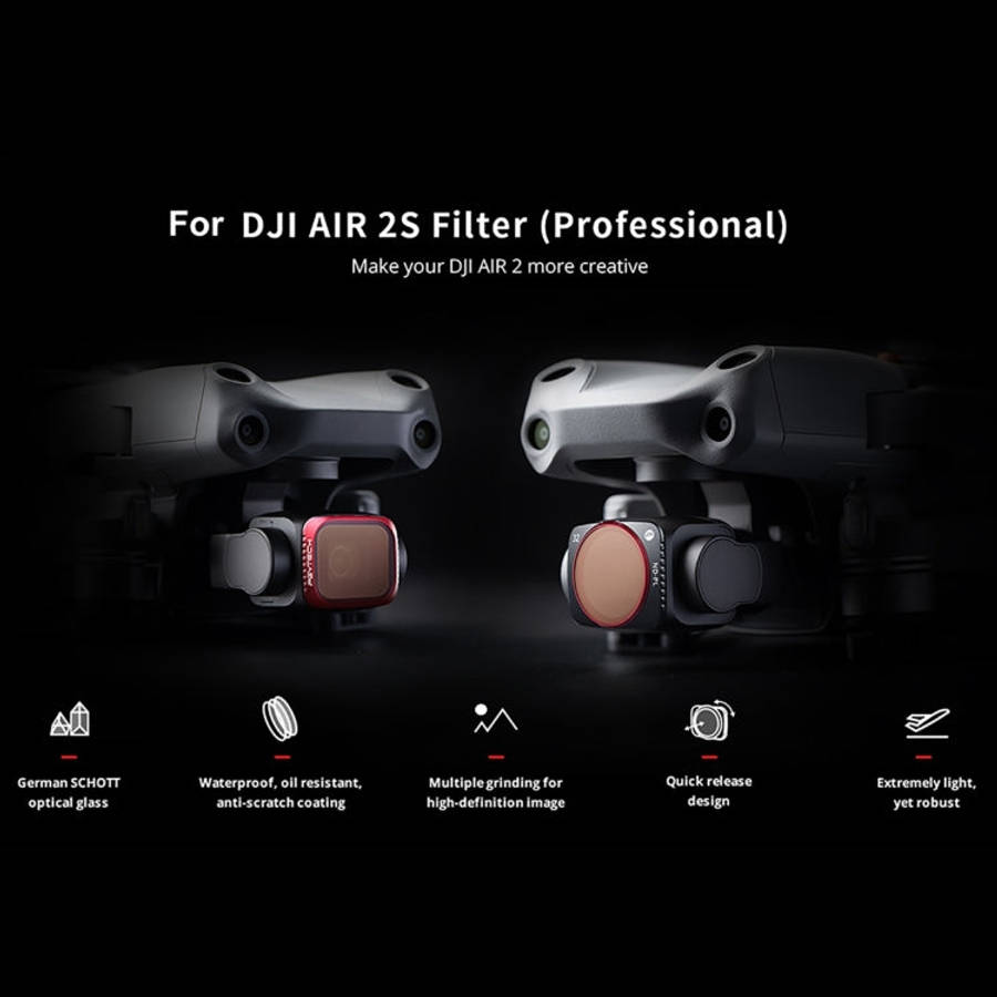 PGYTECH P-16B-064 Variable VND (2-5 Stop) Lens Filter for DJI Air 2S