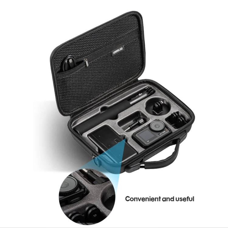 For DJI Osmo Action 3 STARTRC Camera and  Accessories Storage Case Bag(Black)