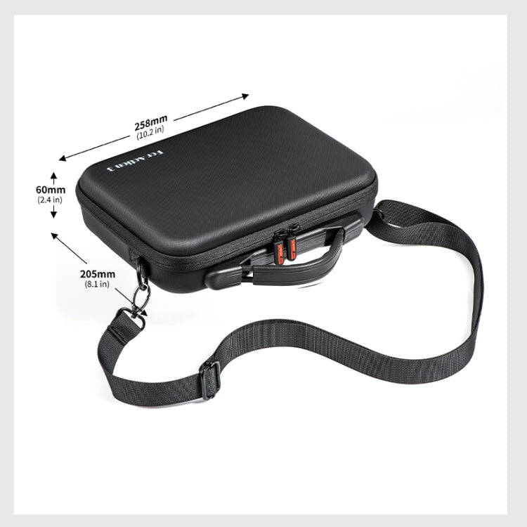For DJI Osmo Action 3 STARTRC Camera and  Accessories Storage Case Bag(Black)