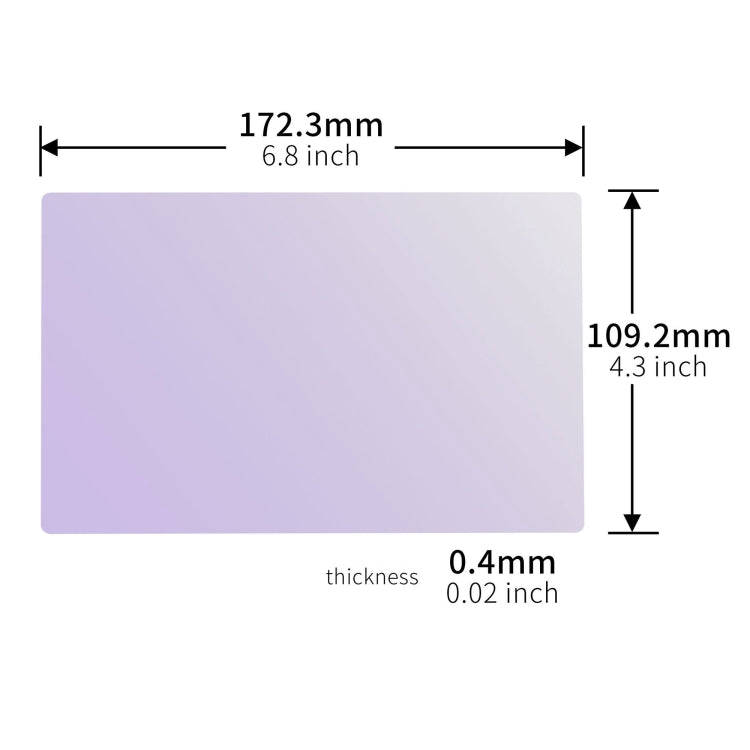 For DJI RC Plus with Screen STARTRC 2pcs Frosted Purple Eye Protection Tempered Glass Film
