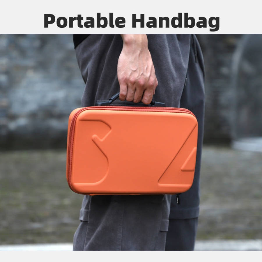 For DJI Osmo Action 5 Pro / 4 / 3 Sunnylife Portable Carrying Case Adventure Combo Bag (Orange)