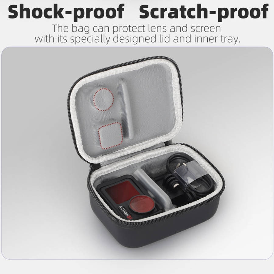 For DJI Osmo Action 5 Pro / 4 / 3 Sunnylife Portable Carrying Case Mini Standard Combo Bag (Black)
