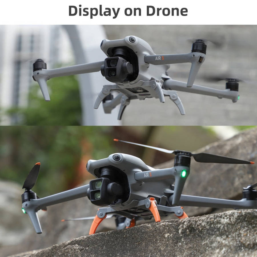 For DJI Air 3S / 3 Sunnylife Landing Gear Extensions Heightened Spider Gears Support Leg (Orange)