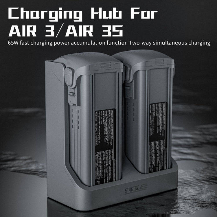 For DJI Air 3S / 3 Two-way Charging Butler Battery Charger (Grey)