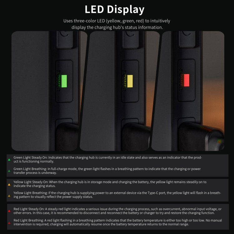 For DJI Air 3S / 3 Two-way Charging Butler Battery Charger (Grey)