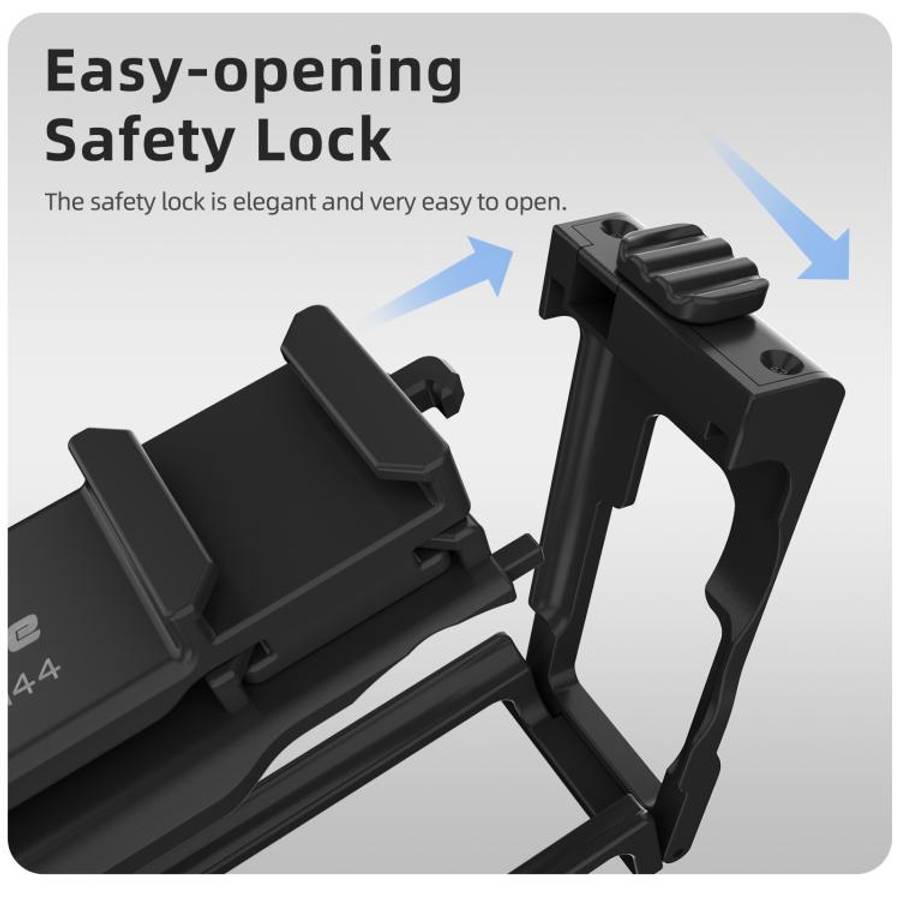 For DJI Osmo Action 6 Sunnylife 2-in-1 Detachable Protective Frame & Street Photography Handle Er...