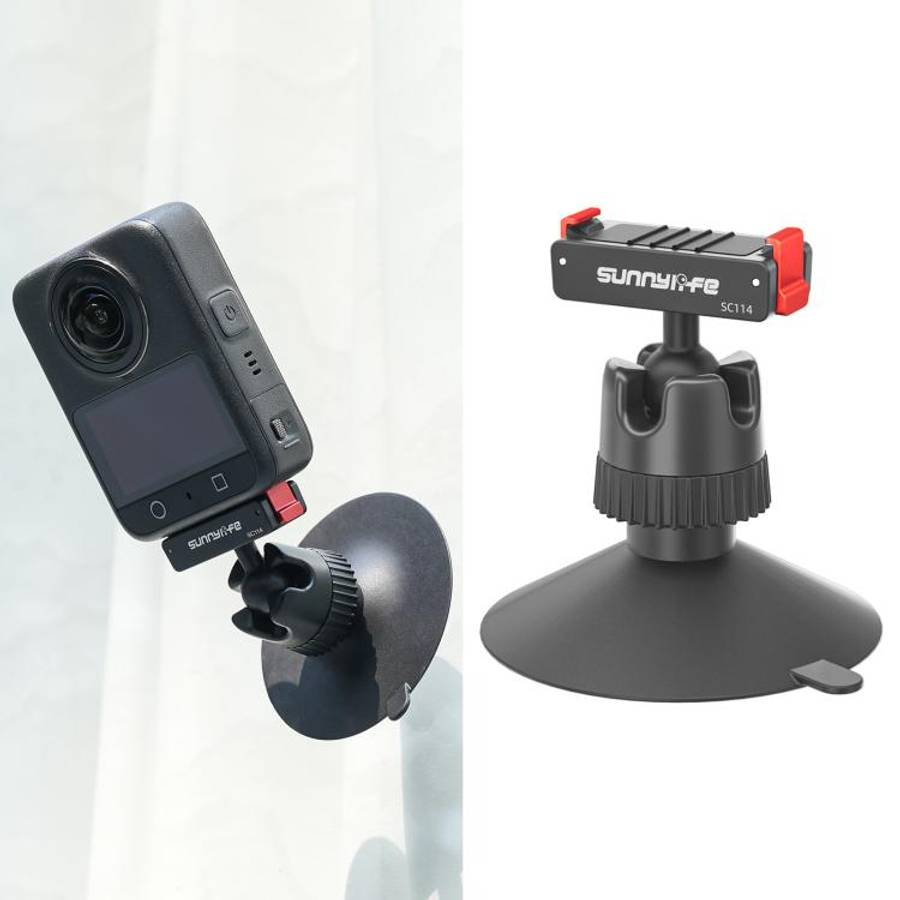 Sunnylife Magnetic Quick-Release Ball-Joint Adapter Mount 360 Rotatable Suction Cup Bracket For D...