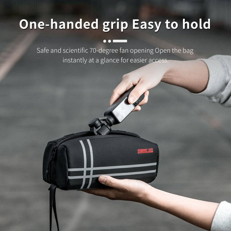 For DJI Osmo Pocket 3 STARTRC Portable Storage Bag with Hand Strap (Black)