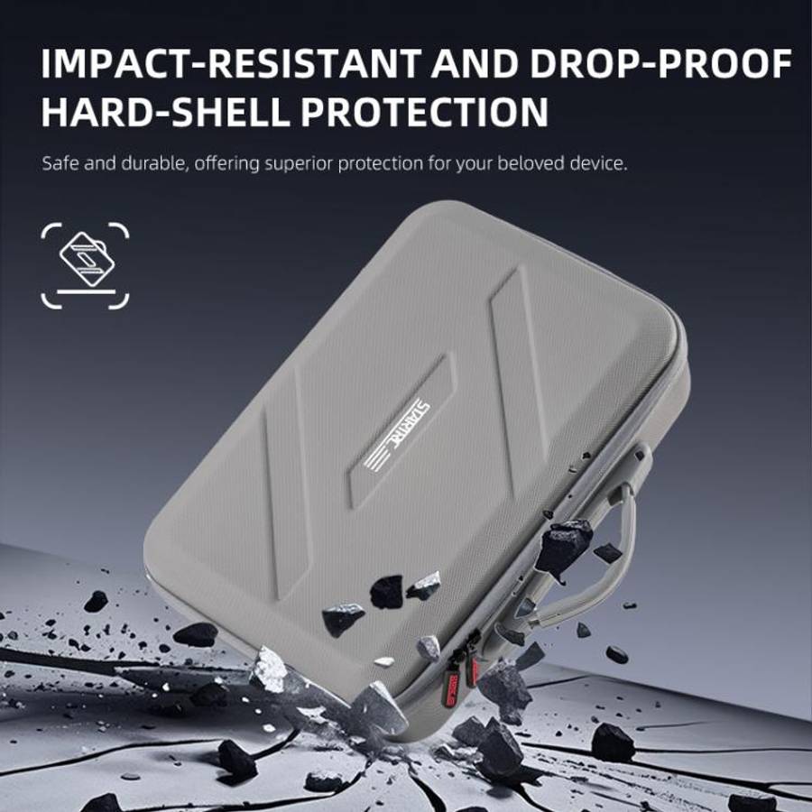 For DJI Mini 5 Pro STARTRC Shoulder PU Storage Bag Handbag (Grey)