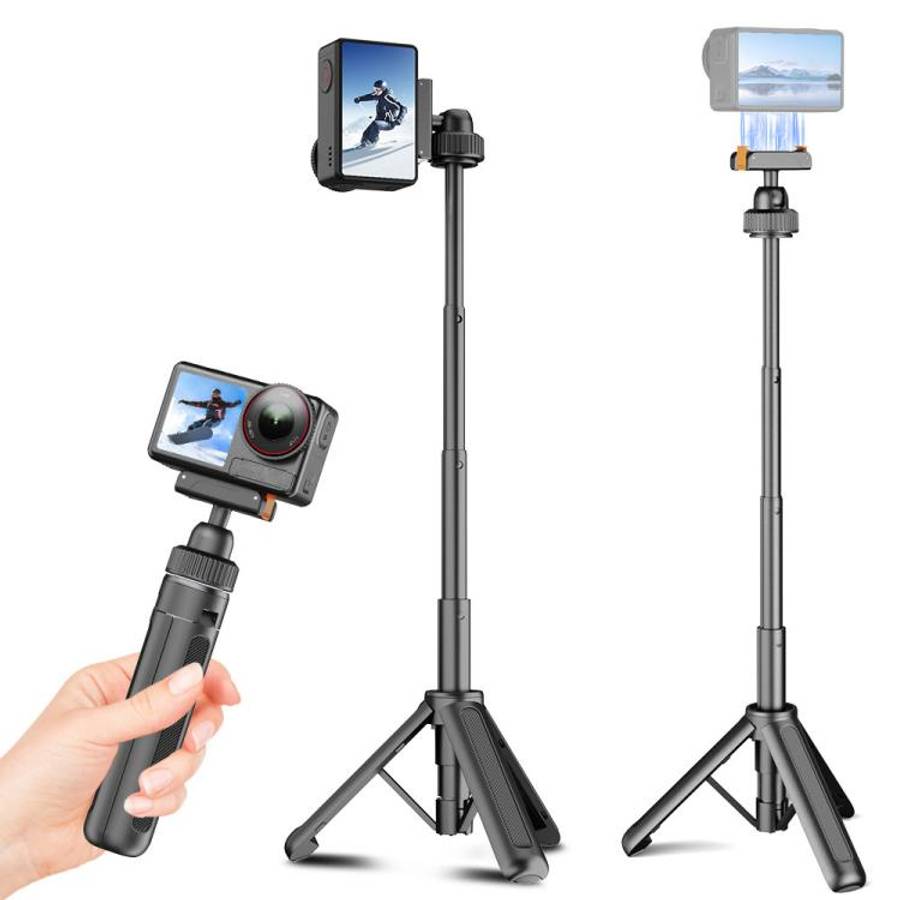 VT-09 Magnetic Handheld Selfie Stick Mini Desktop Telescopic Tripod for DJI Action 6 / 5 Pro / 4 ...