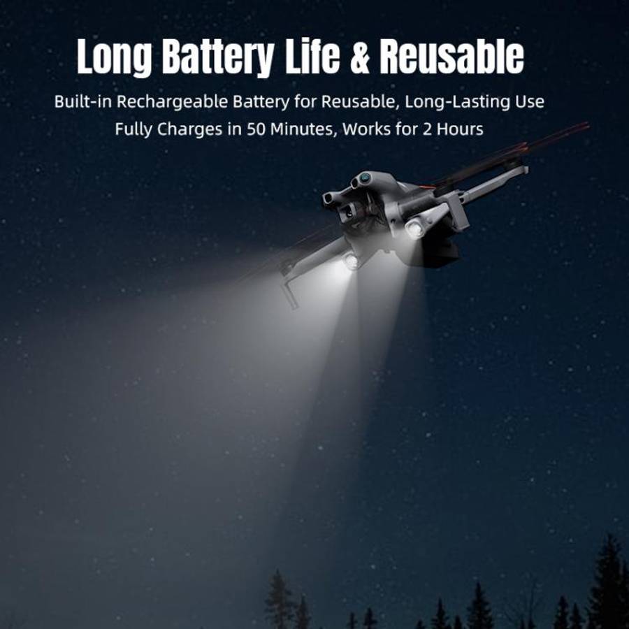 For DJI Mini 5 Pro STARTRC Night Navigation Searchlight LED Flashlight Rechargeable Refill Lighti...