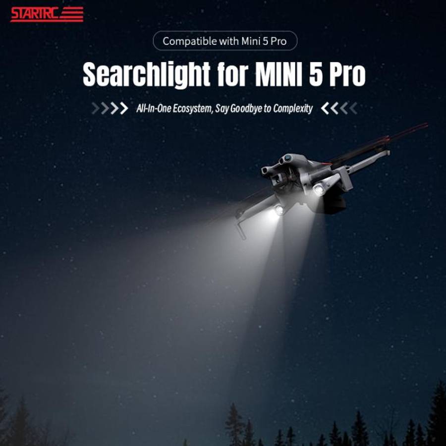 For DJI Mini 5 Pro STARTRC Night Navigation Searchlight LED Flashlight Rechargeable Refill Lighti...