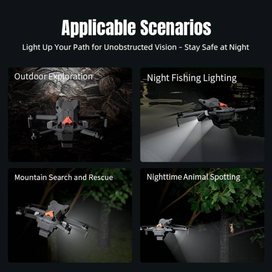 For DJI Mini 5 Pro STARTRC Night Navigation Searchlight LED Flashlight Rechargeable Refill Lighti...