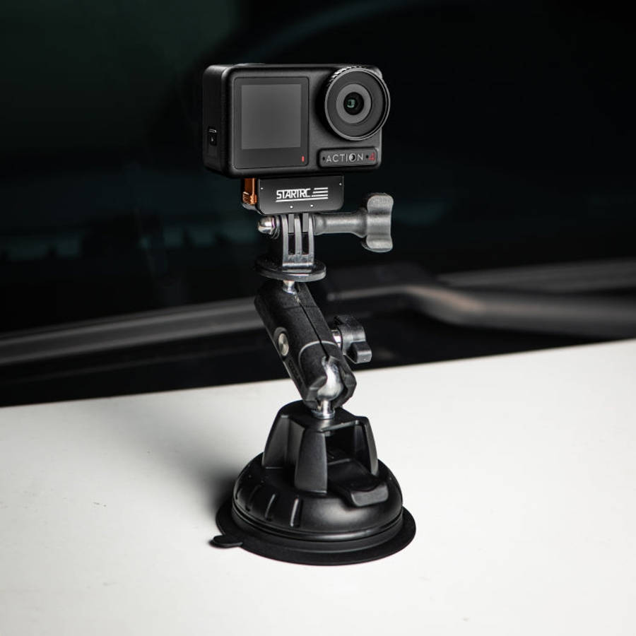 For DJI Osmo Action 5 Pro / 4 / 3 STARTRC Metal Quick Adapter Magnetic Foldable Extension Bracket...