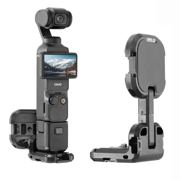 For DJI Osmo Pocket 3 STARTRC Metal L-shaped Expansion Bracket (Black)