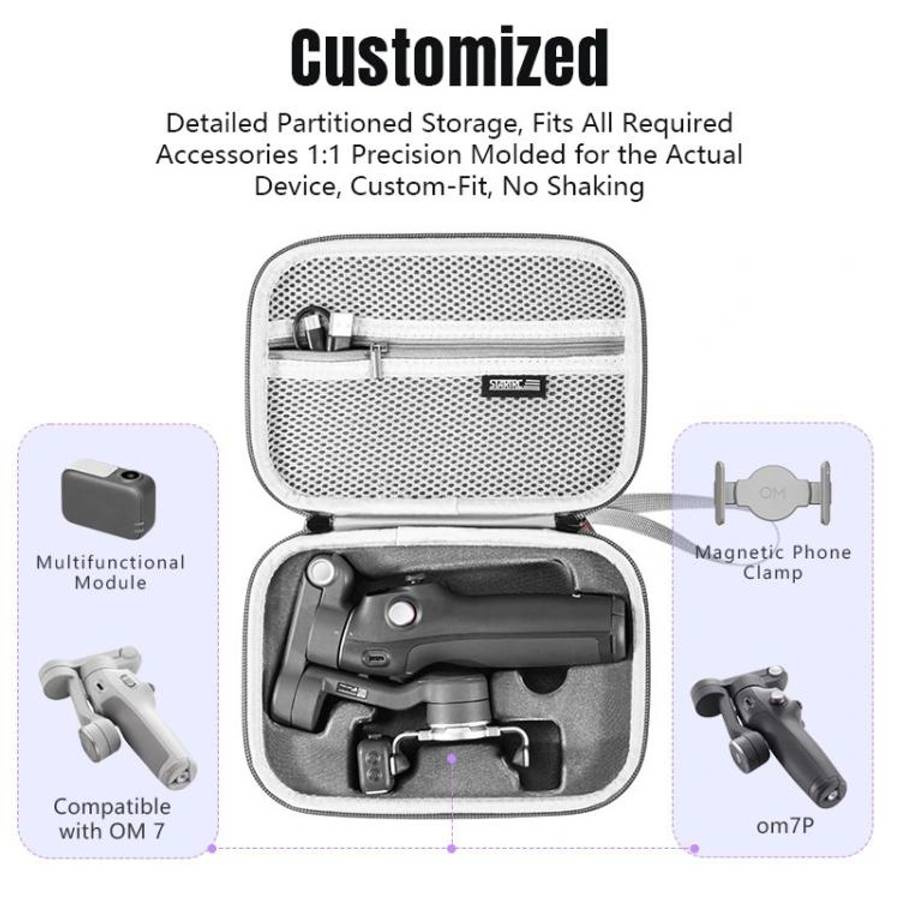For DJI Osmo Mobile 7 / 7P / 8 STARTRC Portable Body Travel Carrying Bag (Grey)