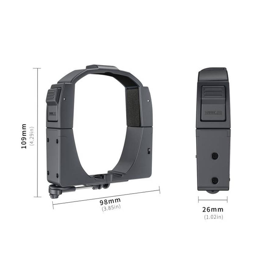 For DJI Mavic 4 Pro STARTRC Air-Dropping System Thrower Parabolic with Expansion Bracket (Black)