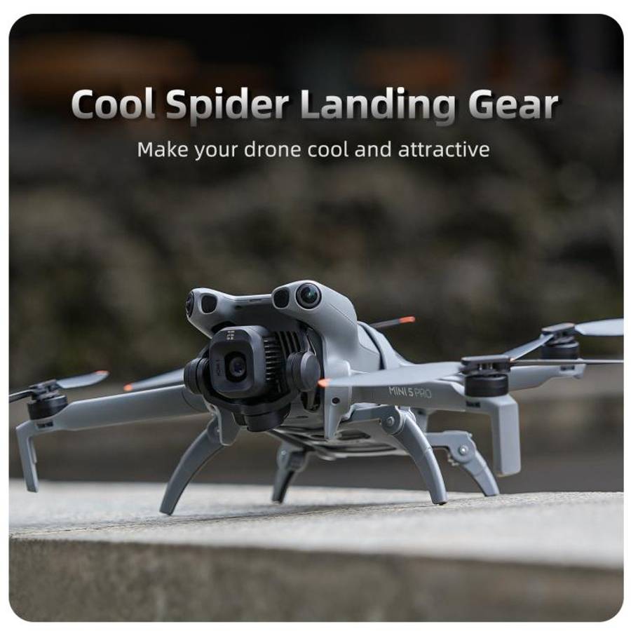 For DJI Mini 5 Pro Sunnylife Landing Gear Heightened Spider Gears Extensions Support Leg Protecto...