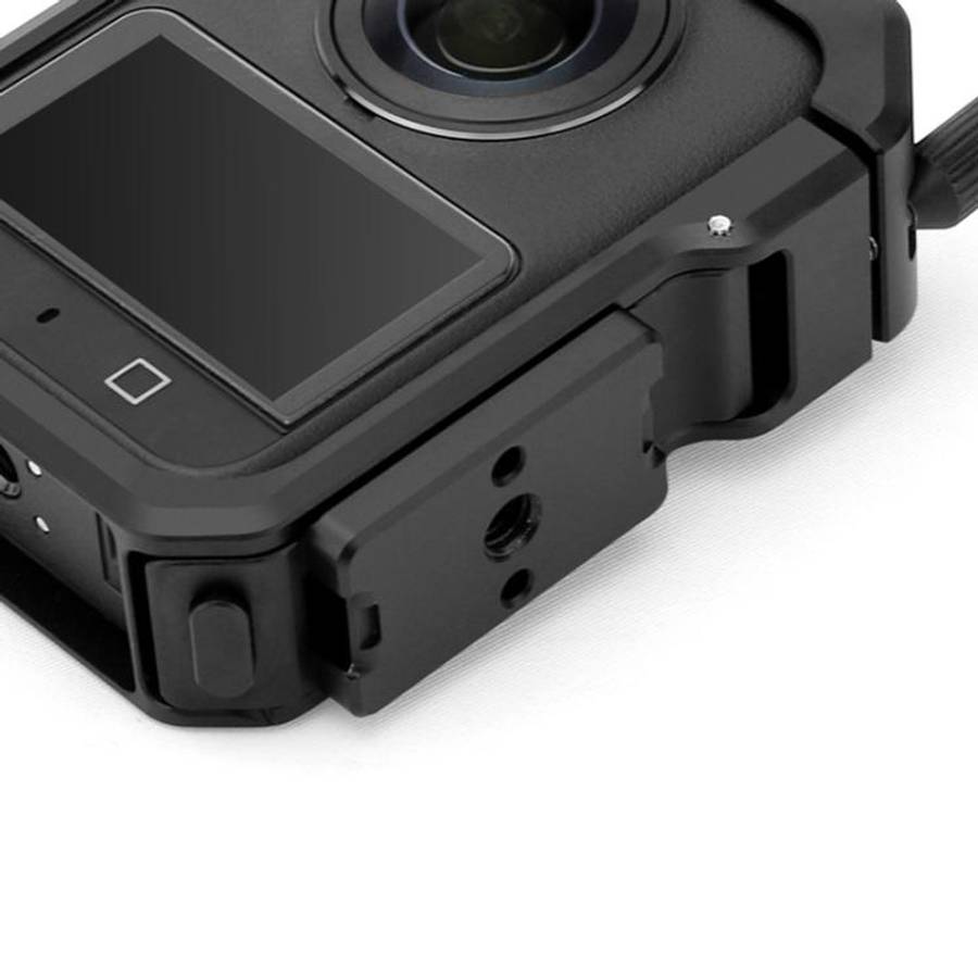 For DJI Osmo 360 YELANGU CNC Aluminum Horizontal Mounting Plate 1/4-20 Quick Release Expansion Ba...