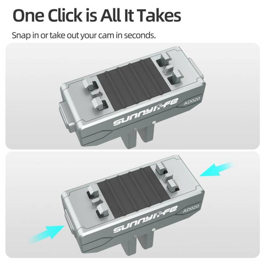 Sunnylife Metal Magnetic Quick Release Adapter Mount Action Camera Foldable Cam Stand 1/4 Adapter...
