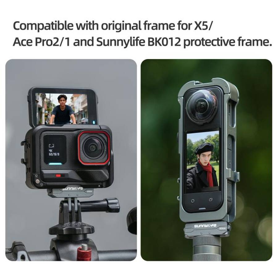 Sunnylife Metal Magnetic Quick Release Adapter Mount Action Camera Foldable Cam Stand 1/4 Adapter...