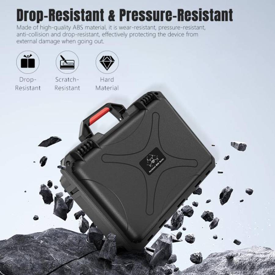 For DJI Mini 5 Pro STARTRC Waterproof ABS Suitcase Shoulder Storage Box (Black)
