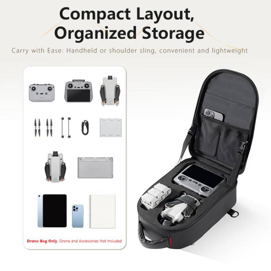 STARTRC Carry Hard Shell Shoulder Storage Bag For DJI Mini 4 Pro / Mini 3 Pro / Mini 4K / Mini 2 ...
