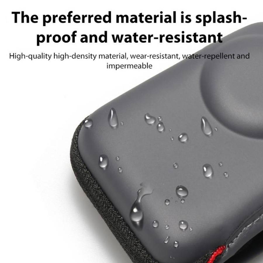 For DJI Osmo Action 5 Pro / 4 / 3 Mini Portable Body PU EVA Storage Bag (Black)