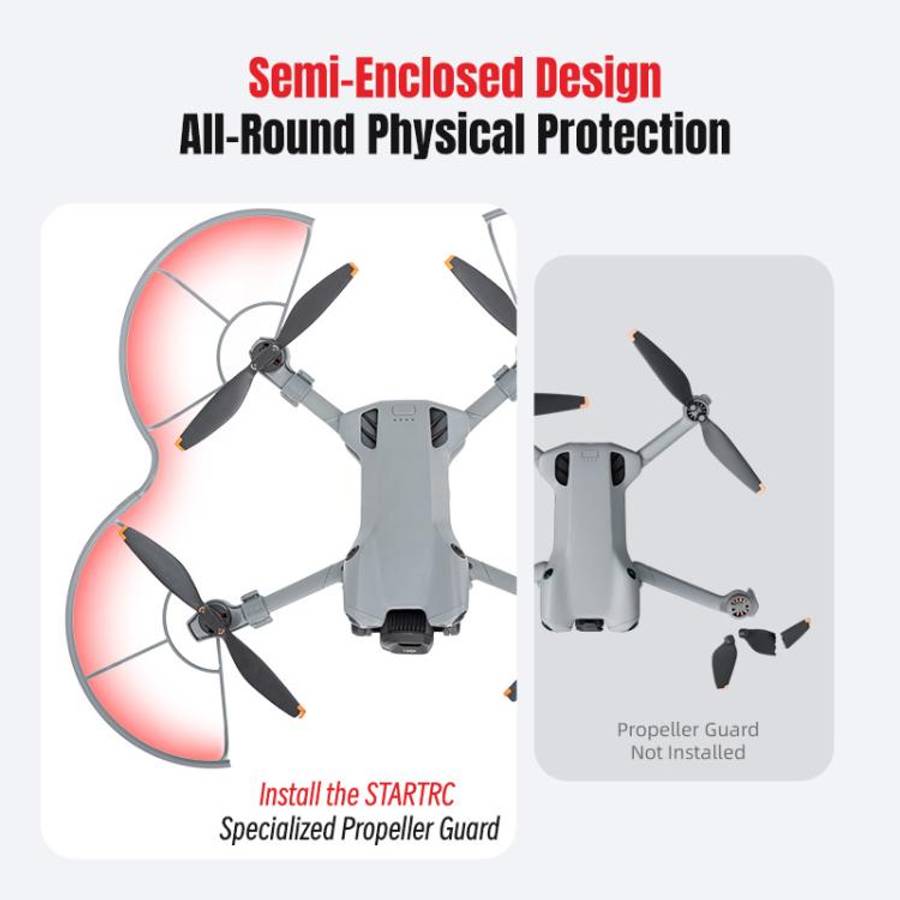 For DJI Mini 5 Pro STARTRC Drone Propeller Protective Guard Anti-collision Ring (Grey)