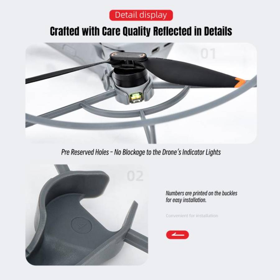 For DJI Mini 5 Pro STARTRC Drone Propeller Protective Guard Anti-collision Ring (Grey)