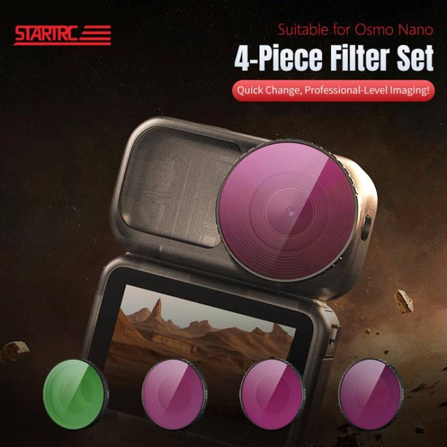 For DJI Osmo Nano STARTRC 4 in 1 ND8 ND16 ND32 CPL Camera Lens Filter