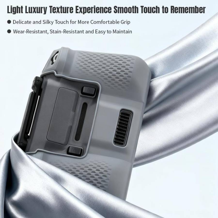For DJI RC Pro 2 STARTRC Silicone Shockproof Anti-scratch Cover (Grey)