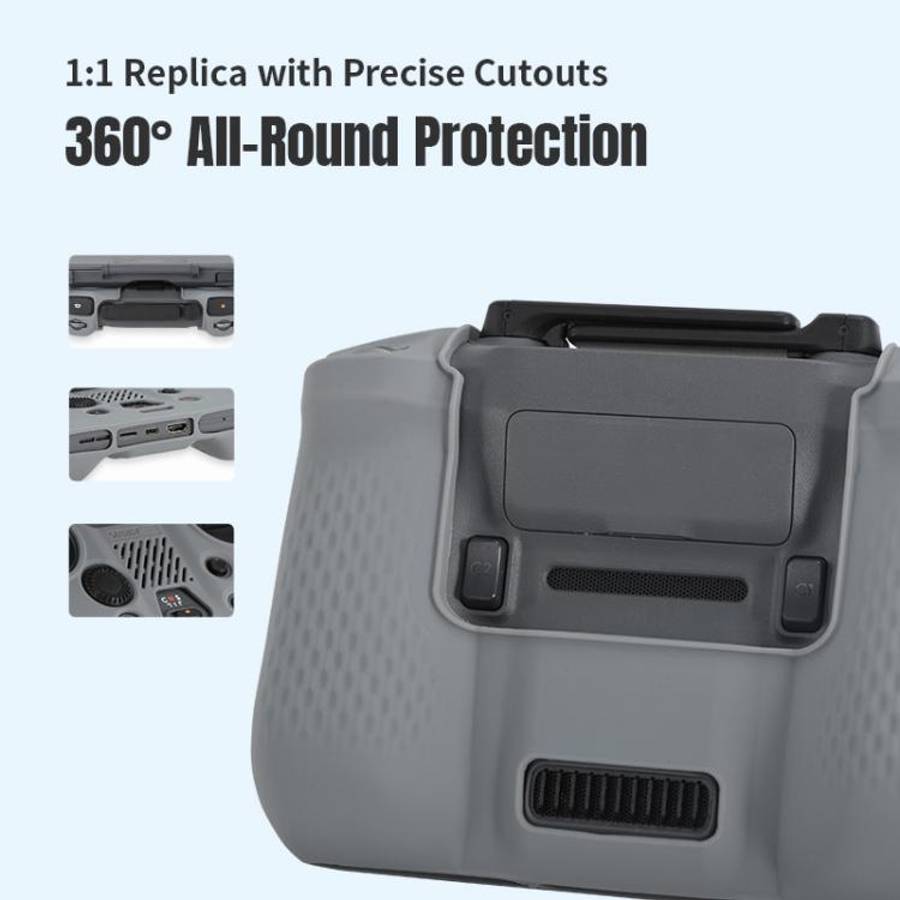 For DJI RC Pro 2 STARTRC Silicone Shockproof Anti-scratch Cover (Grey)