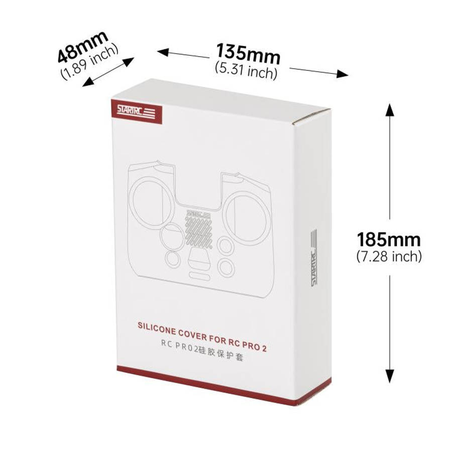 For DJI RC Pro 2 STARTRC Silicone Shockproof Anti-scratch Cover (Grey)