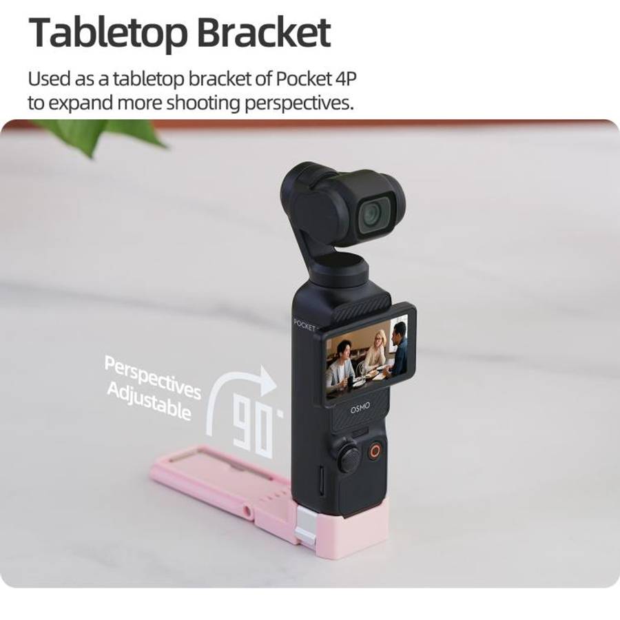For DJI Osmo Pocket 4P / 4 / 3 Sunnylife Quick-Release Magnetic Mount Tabletop Base Bracket Angle...