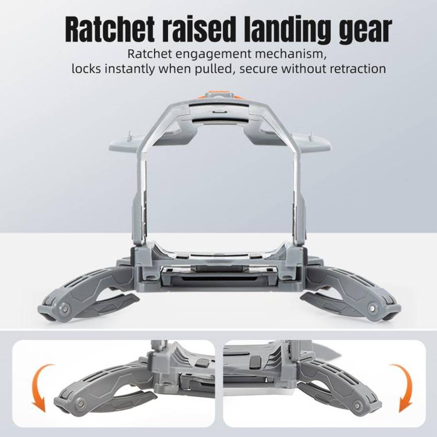 For DJI Mini 5 Pro STARTRC Spider-Leg Heightened Landing Gear Training Rack, Eco-Compatible (Grey)