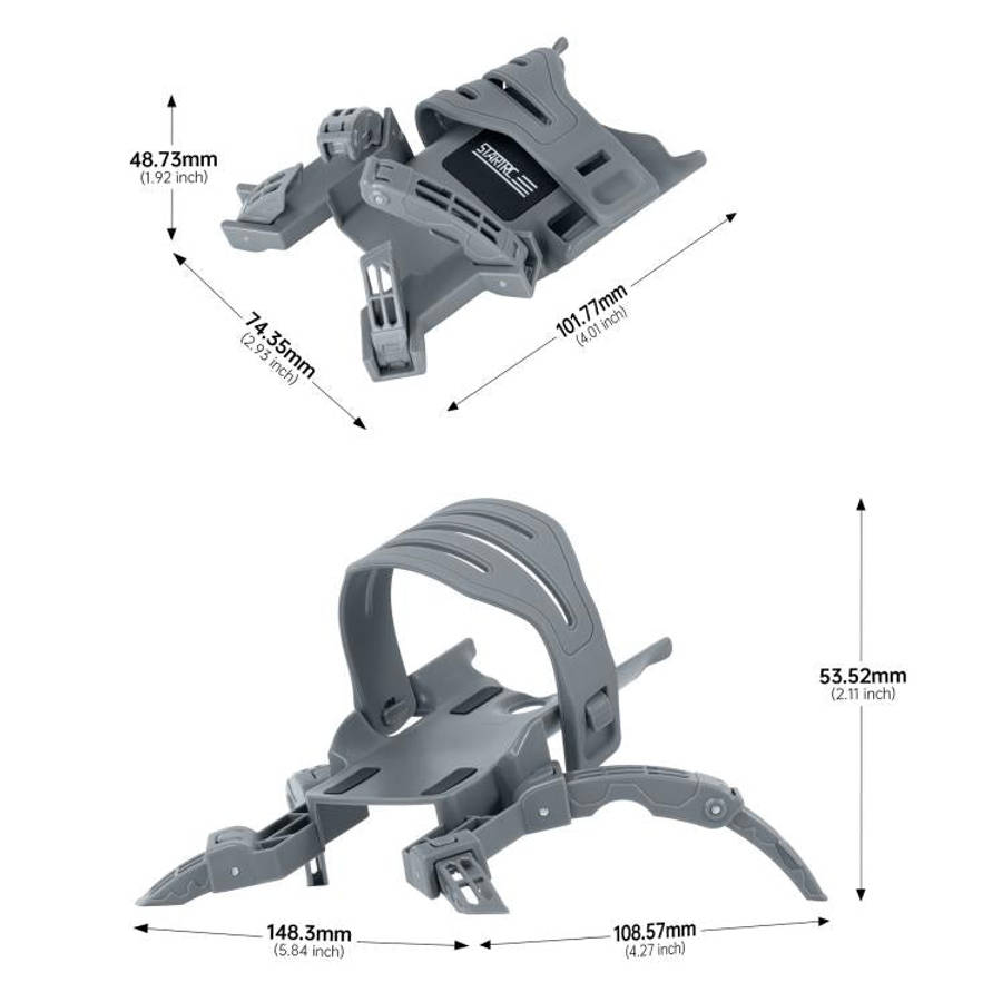 For DJI Mini 5 Pro STARTRC Independent Spider-Leg Heightened Landing Gear Training Rack (Grey)