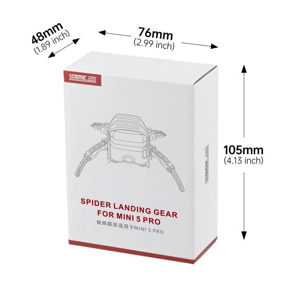 For DJI Mini 5 Pro STARTRC Independent Spider-Leg Heightened Landing Gear Training Rack (Grey)
