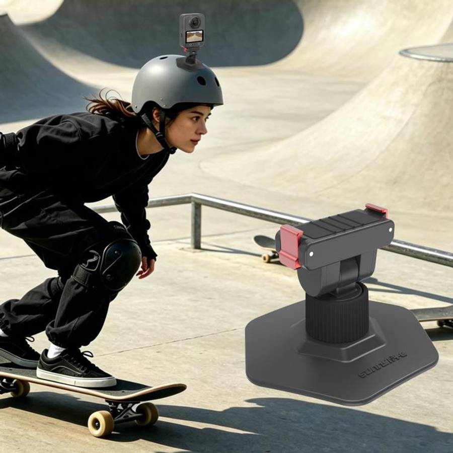 Sunnylife Magnetic Flexible Adhesive Helmet Mount Base Quick-Release Action Camera Holder For DJI...