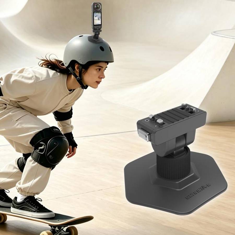 Sunnylife Magnetic Flexible Adhesive Helmet Mount Base Quick-Release Action Camera Holder For Ins...