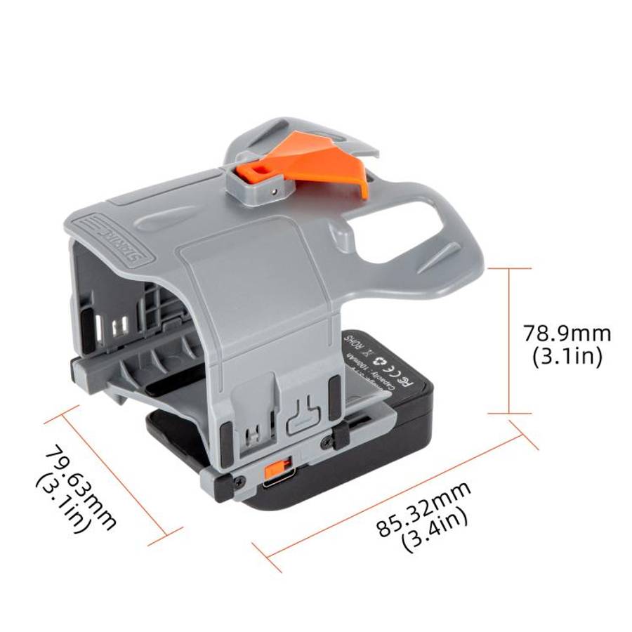 For DJI Mini 5 Pro STARTRC LED Light Air-Dropping System Thrower Parabolic (Grey)