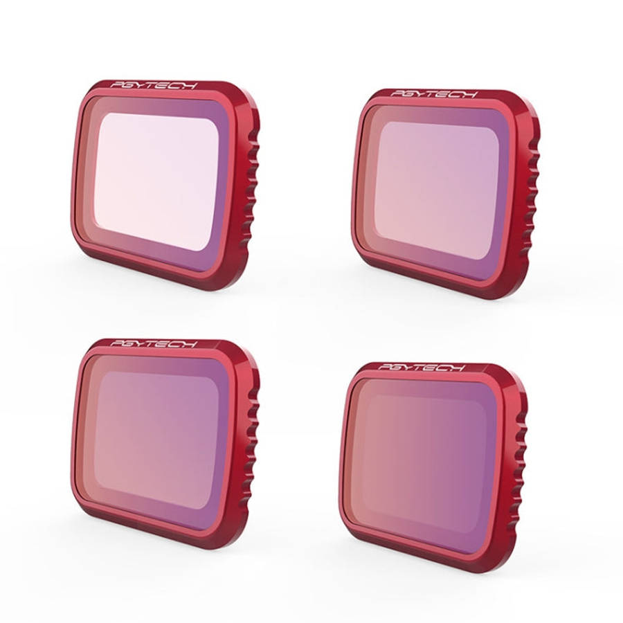 4 PCS PGYTECH P-16A-034 ND8 / 16 / 32 / 64 Lens Filter for DJI Mavic Air 2 Drone Accessories