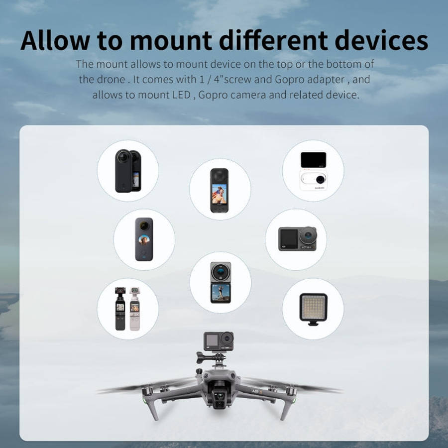For DJI Air 3 STARTRC Night Navigation Light Speaker Expansion Mount (Grey)