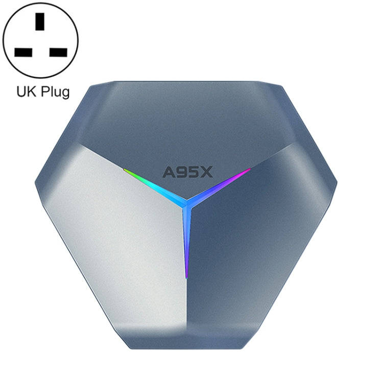 A95X F4 8K UHD Smart TV BOX Android 10.0 Media Player with Remote Control, Amlogic S905X4 Quad Co...